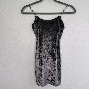 Vintage Windsor Dress Womens XS Velvet Snake Print Bodycon Slip Mini Party Y2K